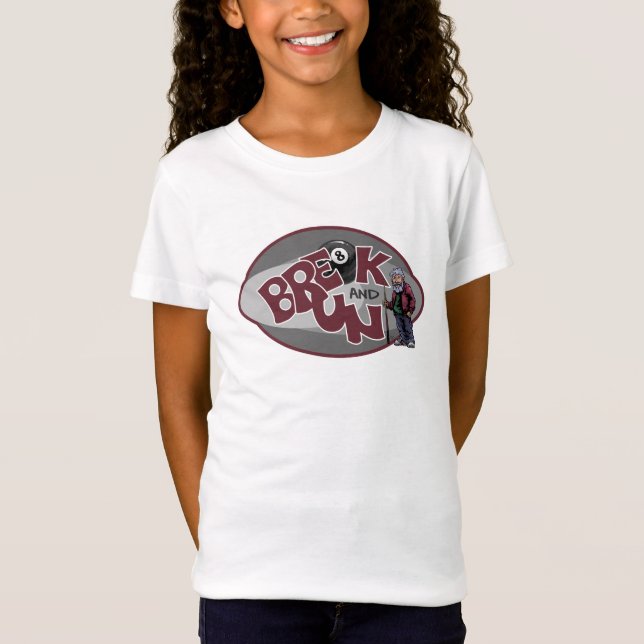 Break och Springa Tee Shirt (Framsida)