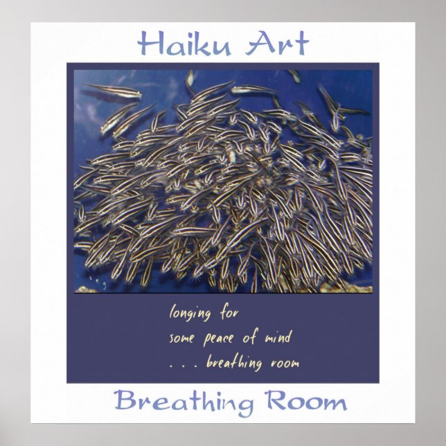 Break Room Haiku Art Skriv ut Poster (Framsidan)
