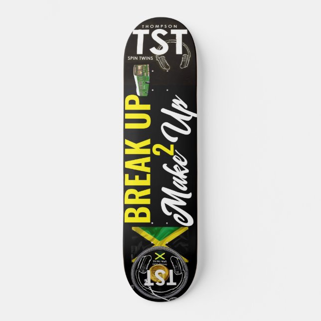 BREAK UP MAKE UP Skateboard (Framsida)