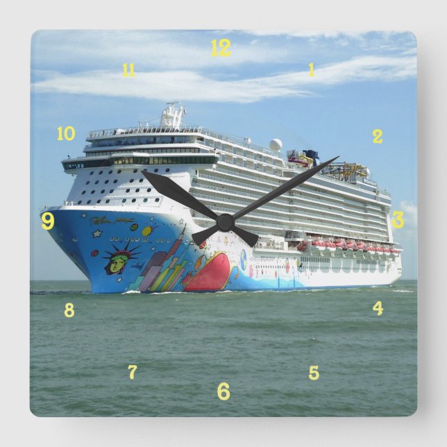 Breakaway-tunnelbana Fyrkantig Klocka (Framsida)