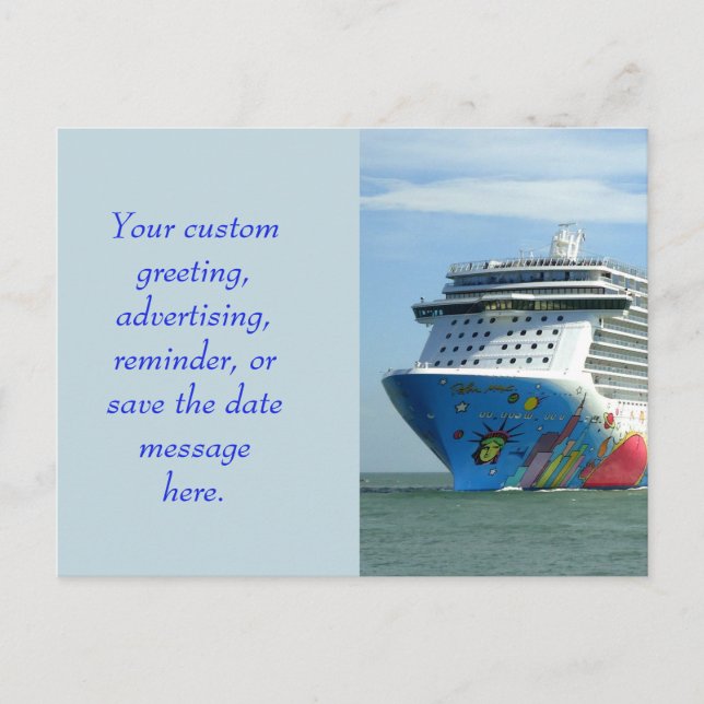 Breakaway Underway Anpassad Meddelande Vykort (Framsida)