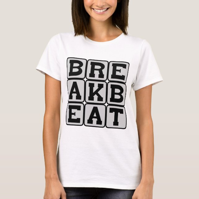 Breakbeat, Musikgenre T Shirt (Framsida)
