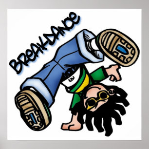 Breakdance affisch