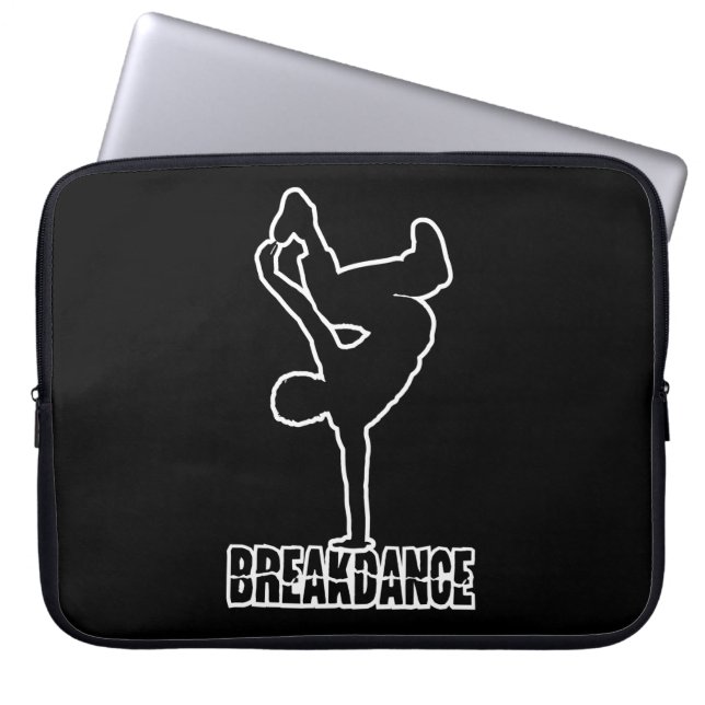 Breakdance anpassningsbar färg laptop sleeve (Framsidan)