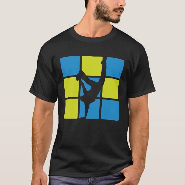 Breakdance Breakdancer Break Dancing B Boy Dance D T Shirt (Framsida)