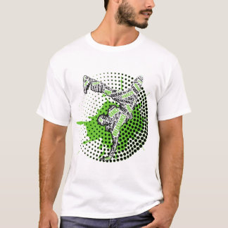 Breakdance En-Räckte frysning Tee Shirt