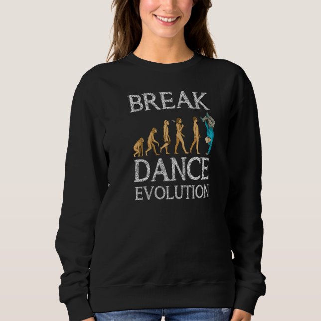 Breakdance Evolution Breakddans B Boy Hiphop Dan T Shirt (Framsida)