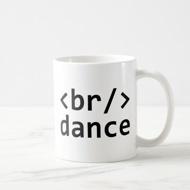 Breakdance-kod Kaffemugg (Höger)