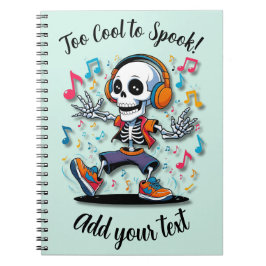 Breakdance Skeleton Vibes – Halloween-anteckningsb Anteckningsbok