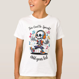 Breakdance-skelett – Barn Halloween T-Shirt