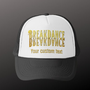 Breakdance svart gul  keps