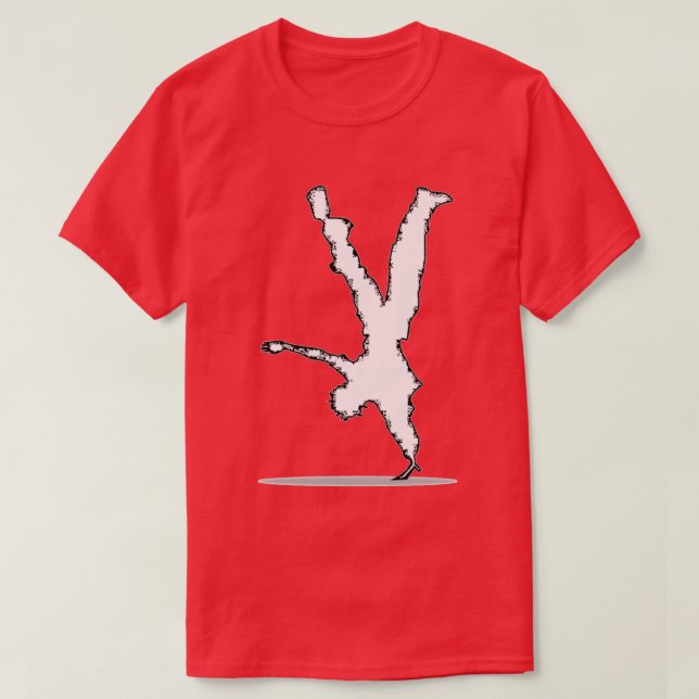 Breakdance T skjorta Shirt (Design framsida)