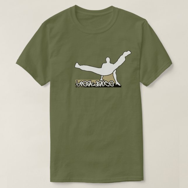 Breakdance T skjorta T-shirt (Design framsida)