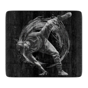 Breakdance Urban Stil Monochrome Rörelse Art