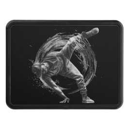 Breakdance Urban Stil Monochrome Rörelse Art Dragkroksskydd