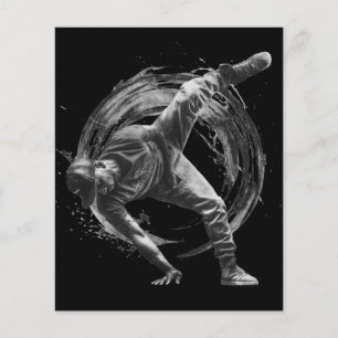 Breakdance Urban stil Monokrom rörelsekonst