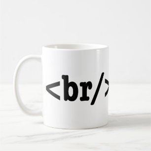 breakdanceHTML kodifierar Kaffemugg
