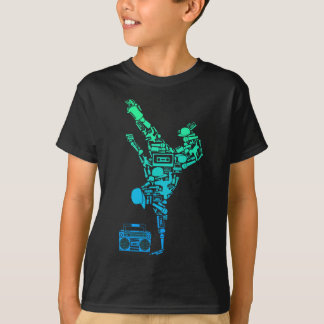 Breakdancer Breakdans med Hip hop Dance Music T Shirt