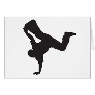 Breakdancer Hälsningskort