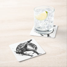 Breakdancer in action, i bläck splatter stil