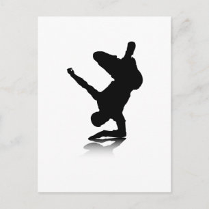 Breakdancer (på armbåge) vykort