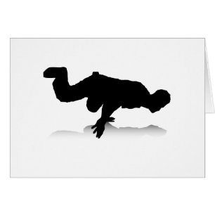 Breakdancer (på en räcka), hälsningskort