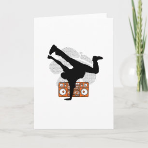 BREAKDANCER SILHOUETE KORT