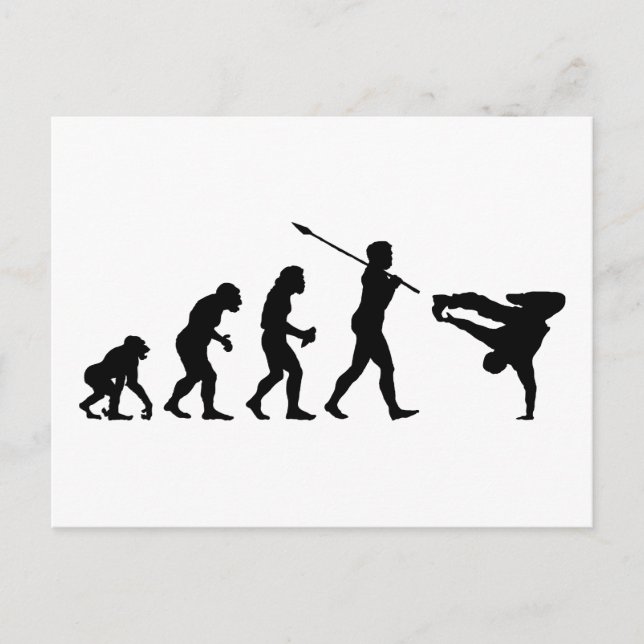 Breakdancer Vykort (Framsida)