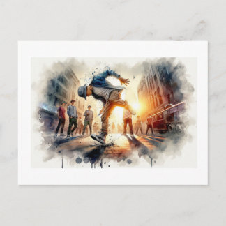 Breakdancing in the City,  Vykort