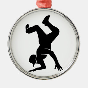 Breakdancing Julgransprydnad Metall