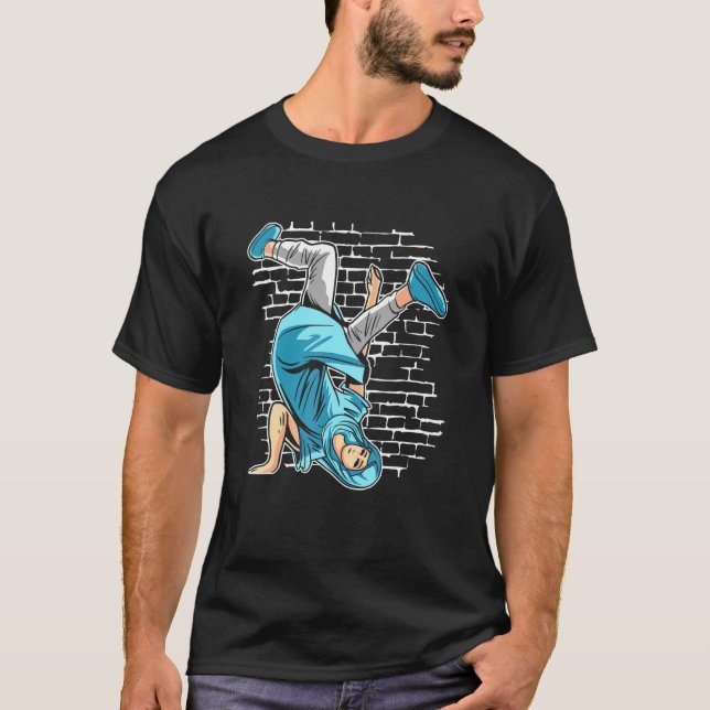 Breakdancing Mary Jesu mor   Breakdance Hip T Shirt (Framsida)