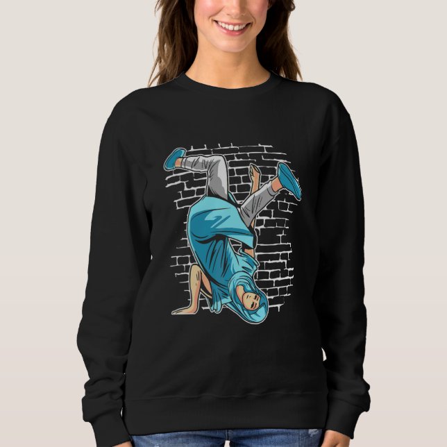 Breakdancing Mary Jesu mor   Breakdance Hip T Shirt (Framsida)