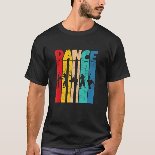 Breakdans B Boy Dance Breakdandancer Rap Hip T Shirt (Framsida)