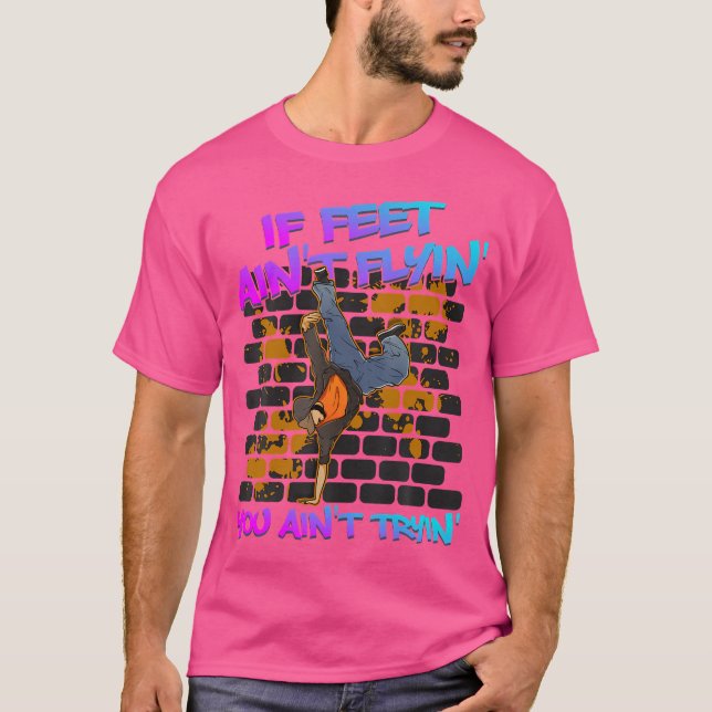 Breakdans B-Boy Hip-Skutt Dance Break Dancers Bre T Shirt (Framsida)