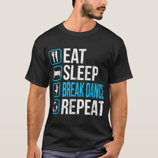 Breakdans B-Boy T Shirt (Framsida)