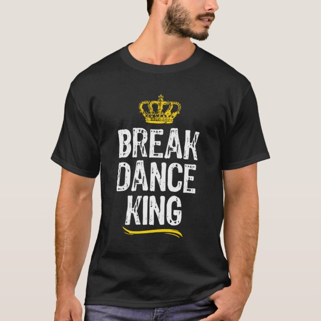 Breakdans Kung Manar Boys Break Dancing Dance Danc T Shirt (Framsida)