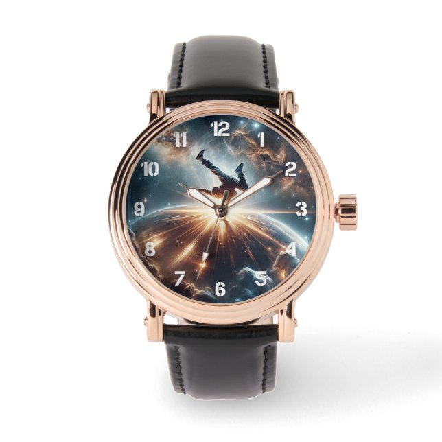 Breakdans möter Universe Armbandsur (Framsida)