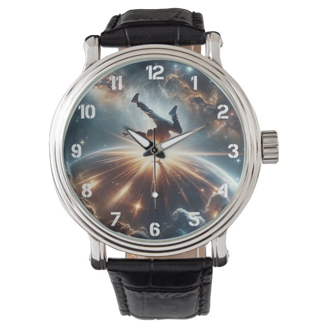 Breakdans möter Universe Armbandsur (Framsida)