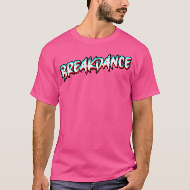 Breakdans Old school Hip hop 80S Dance Electro Gr T Shirt (Framsida)