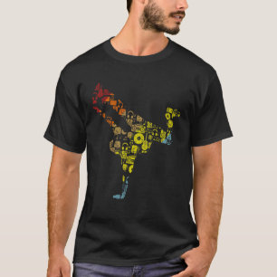Breakdans Sillhouette Street Dance Breakdance 1 T Shirt