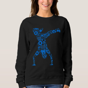 Breakdans Sillhouette Street Dance Breakdance 3 T Shirt