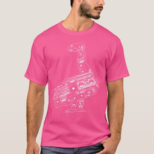 Breakdans Sillhouette Street Dance Breakdans Gif T Shirt (Framsida)