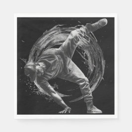 Breakdans Urban Stil Dance Practice/Performance Pappersservett