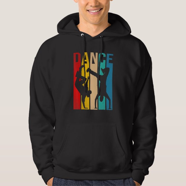 Breakdansen B Boy Breakdancer Hip hop Rap Dancer Hoodie (Framsida)