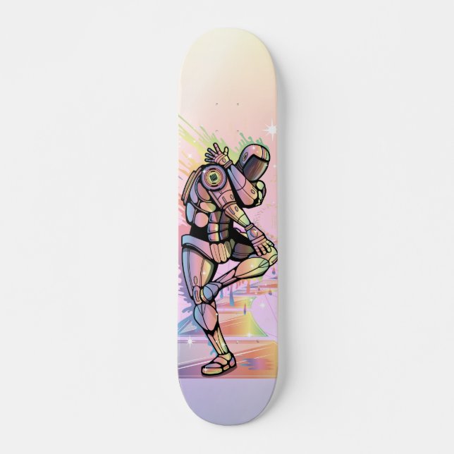 Breakdingbot Mini Skateboard Bräda 18,5 Cm (Framsida)