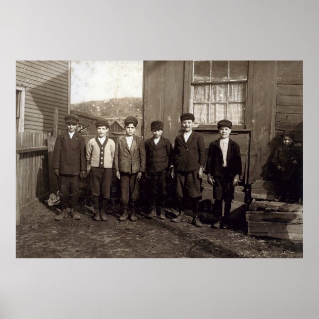 Breaker Boys - Pittston Pennsylvania Poster (Framsidan)