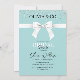 Breakfast at Tiffany's Bridal shower invitation
