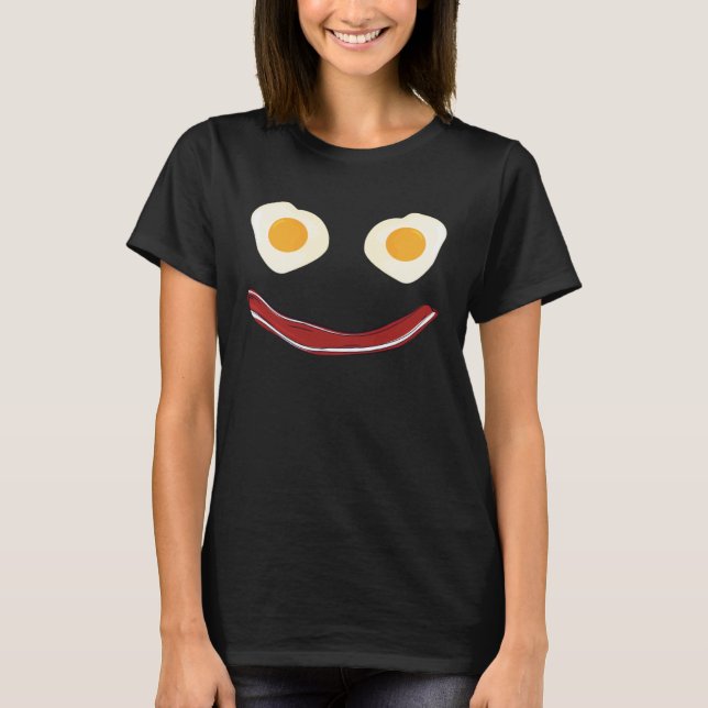 Breakfast Bacon T Shirt (Framsida)