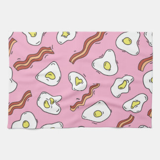 Breakfast Bonanza: Tecknad Delight Kökshandduk