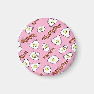 Breakfast Bonanza: Tecknad Delight Magnet
